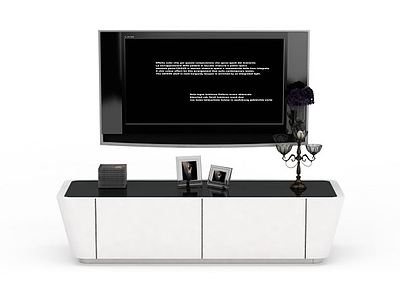 家庭现代电视柜模型3d模型
