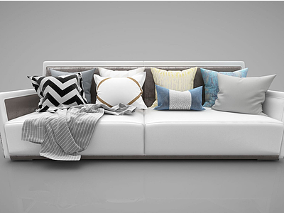 3d现代休闲沙发模型