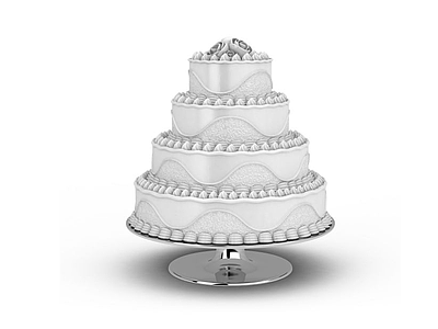 多层生日蛋糕模型