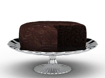 3d巧克力蛋糕模型