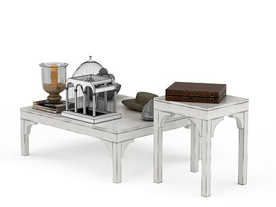 现代简约桌子模型3d模型
