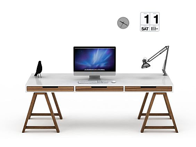 3d办公桌子免费模型