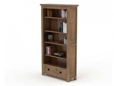 3d木质书房书柜模型