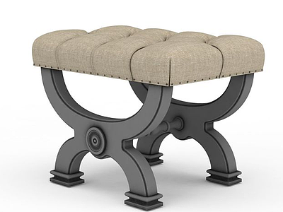 创意沙发凳模型