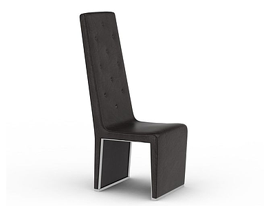 高靠背餐椅模型3d模型