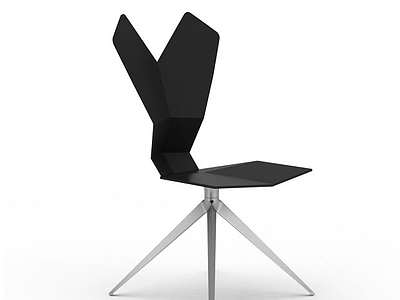 Y形靠背椅子模型3d模型