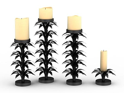 蜡烛模型3d模型