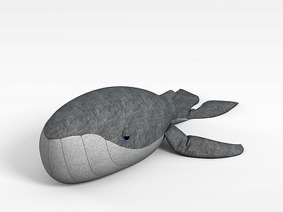 海豚玩具模型3d模型