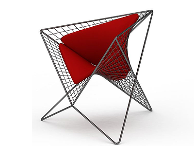 3d铁艺创意椅子模型