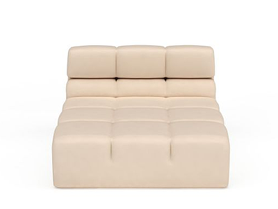 欧式真皮沙发模型3d模型