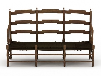 古典休闲椅模型3d模型