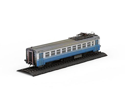 客运火车模型