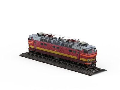 普通列车模型3d模型