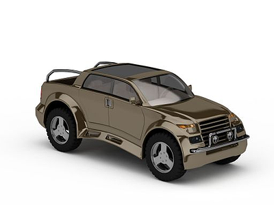 皮卡车模型3d模型