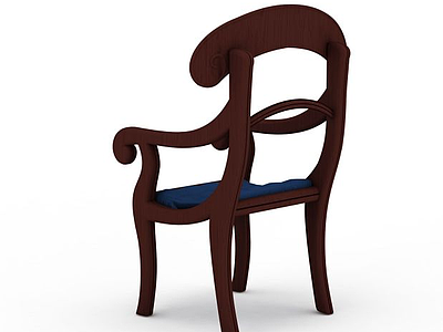 3d古典椅子模型