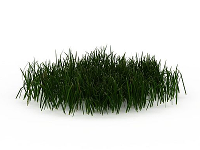 绿色草丛模型3d模型