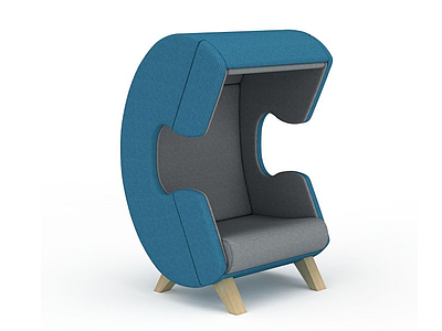 创意电话形沙发模型3d模型