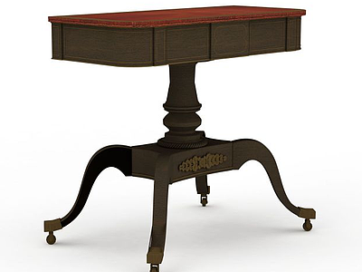 古典桌子模型3d模型