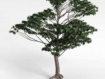 绿色景观树模型3d模型