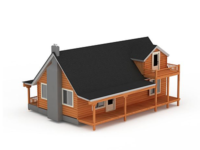 经济型别墅模型3d模型