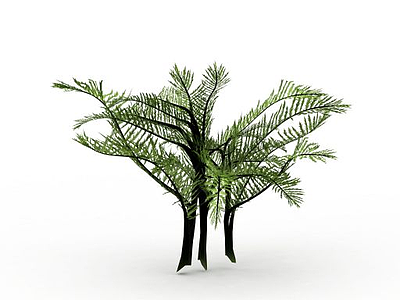 3d绿色植被免费模型