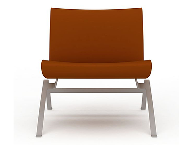 曲面木质餐椅模型3d模型