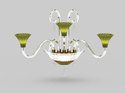 3d创意客厅吊灯免费模型