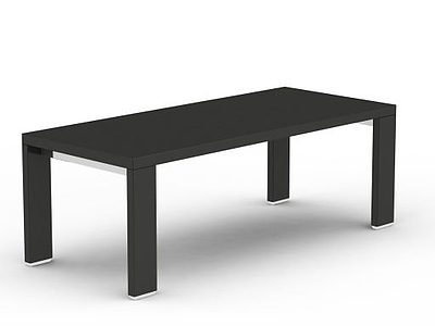 木质休息长凳模型3d模型