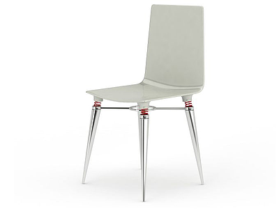 3d尖脚餐椅免费模型