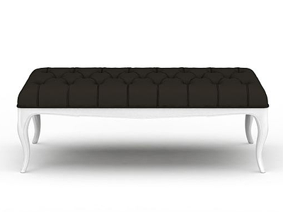 商场沙发凳模型3d模型