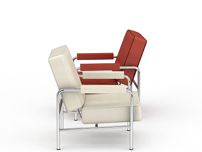 3d现代扶手椅模型
