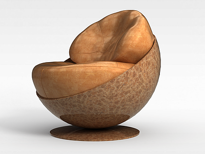 圆形休闲椅模型3d模型