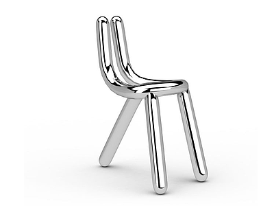3d金属<font class='myIsRed'>创意</font>椅子免费模型