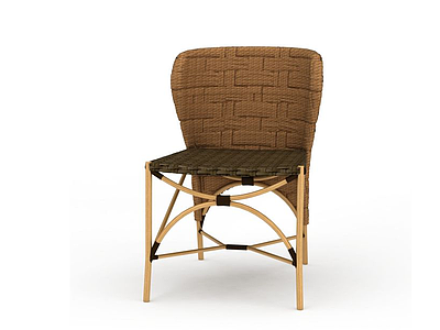 编制椅子模型3d模型