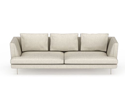现代简约双人沙发模型3d模型