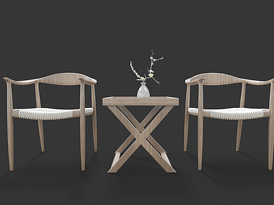 3d装饰餐椅模型