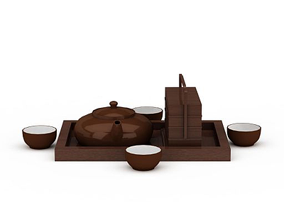 茶具套装模型3d模型