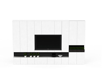 3d客厅电视柜免费模型