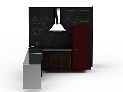 厨房橱柜模型