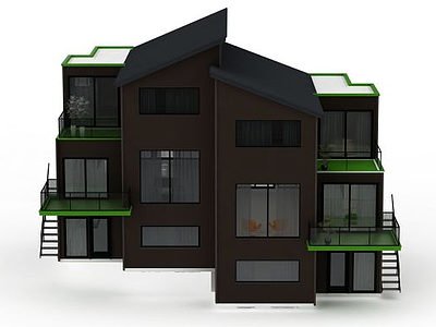 3d室外建筑免费模型