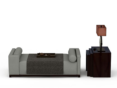 3d新中式沙发免费模型