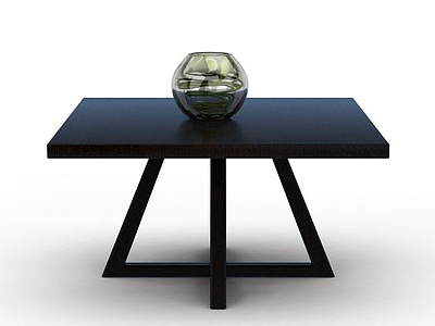 3d新中式桌子模型