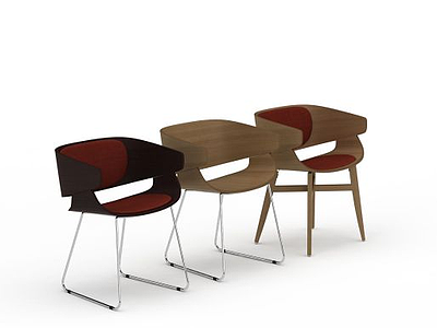 现代客厅椅子模型3d模型