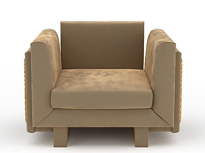 室内单人沙发模型3d模型