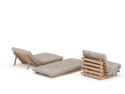 多功能沙发床模型3d模型