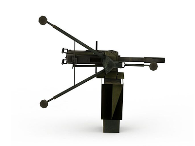 COD5武器机枪模型3d模型