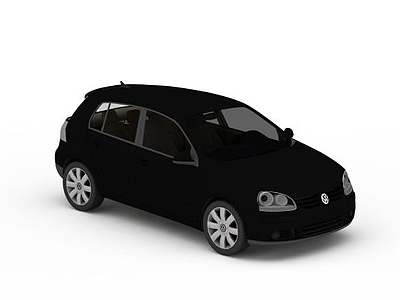 黑色轿车模型