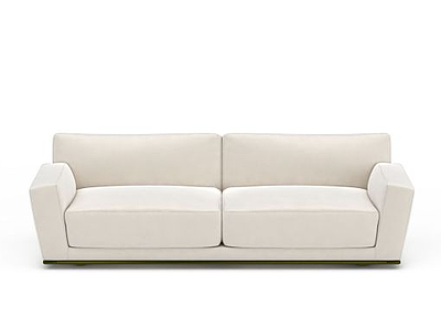 简约风格双人沙发模型3d模型