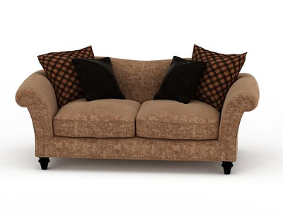 布艺休闲沙发模型3d模型
