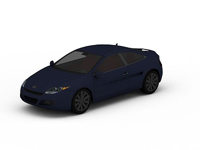 微型汽车模型3d模型